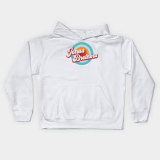 Color Circle With Name Jonas Kids Hoodie